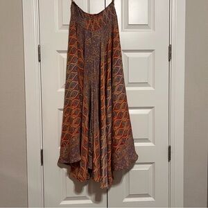 Flowy Palazzo Silk Blend Pant